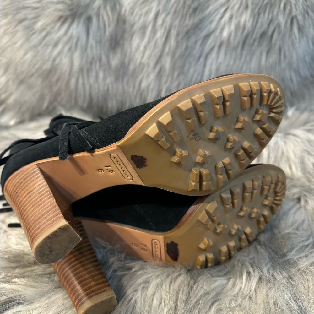 Coach - Tamsin Mid Calf Boots  (7.5) - Picture 10 of 12